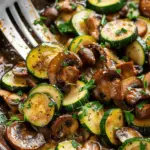Skillet Zucchini and Mushrooms