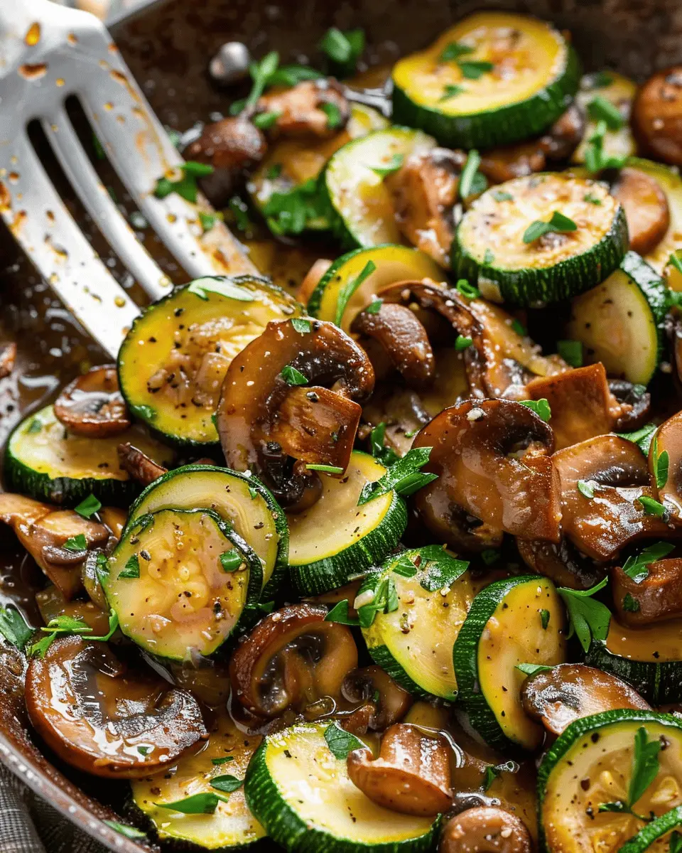 Skillet Zucchini and Mushrooms: An Easy, Healthy Delight