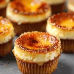 Creme Brûlée Cheesecake Cupcakes