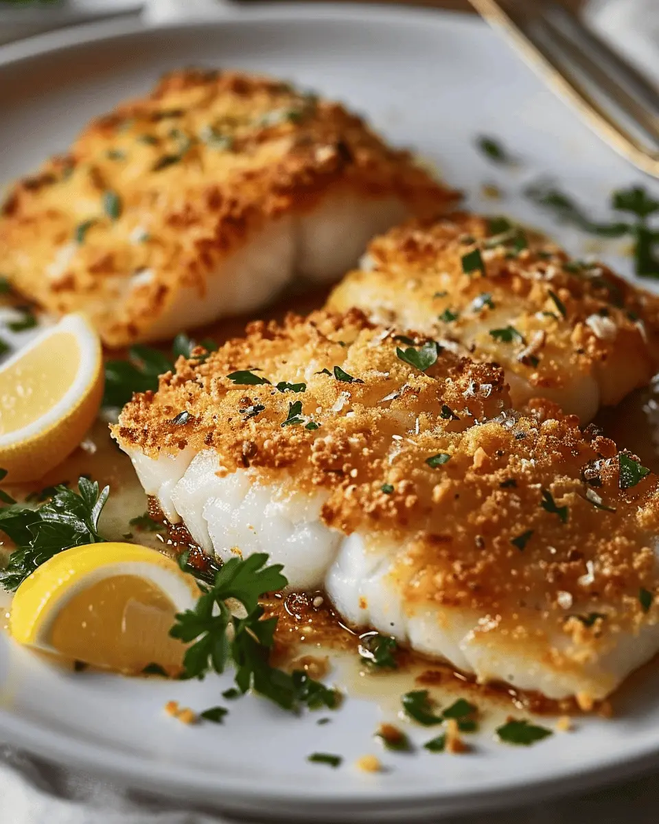 Crispy Parmesan-Crusted Cod: A Simple and Delicious Homemade Delight