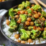 Garlic Broccoli Stir Fry With Chickpeas | Flavorful Recipe