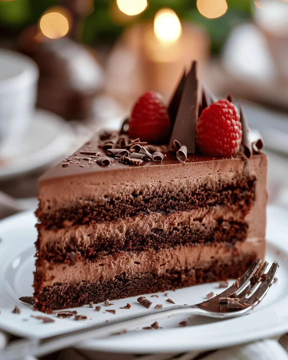Decadent Chocolate Mousse Cake Recipe: A Luxurious Indulgence