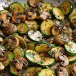 Skillet Zucchini and Mushrooms