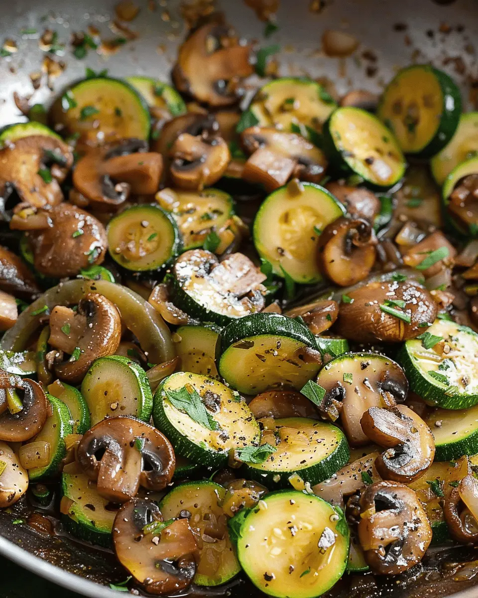 Skillet Zucchini and Mushrooms: Easy, Flavorful Family Favorite
