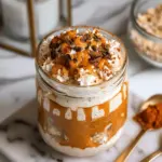 Pumpkin Cheesecake Overnight Oats