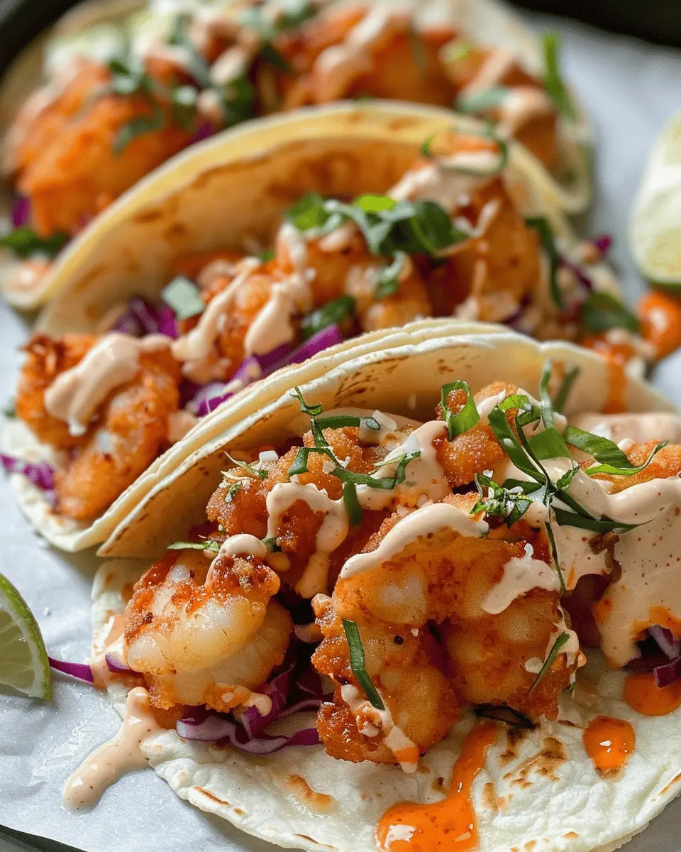 Air Fryer Bang Bang Shrimp Tacos: Easy, Flavor-Packed Delight