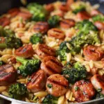 Chicken Sausage Broccoli Orzo