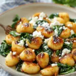 Crispy Gnocchi With Spinach And Feta: A Childhood Memory In Flavor