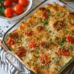 White Bean and Pesto Bake