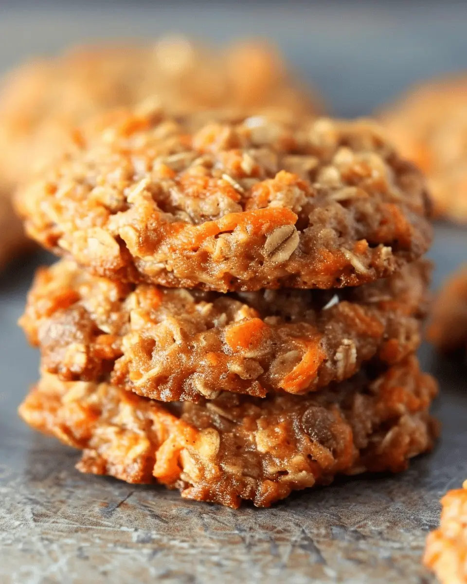 Healthy Carrot Cake Oatmeal Cookies for a Guilt-Free Treat
