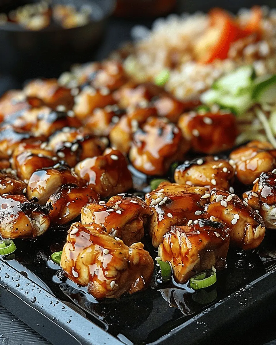 Blackstone Griddle Hibachi Chicken Feast: Juicy and Easy Recipe
