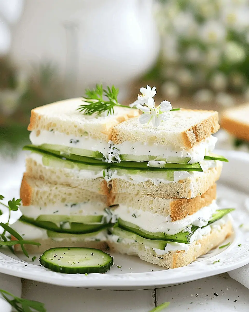 Classic Cucumber Tea Sandwiches: Easy Recipes for Any Occasion