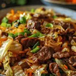 Savory Beef & Cabbage Stir Fry