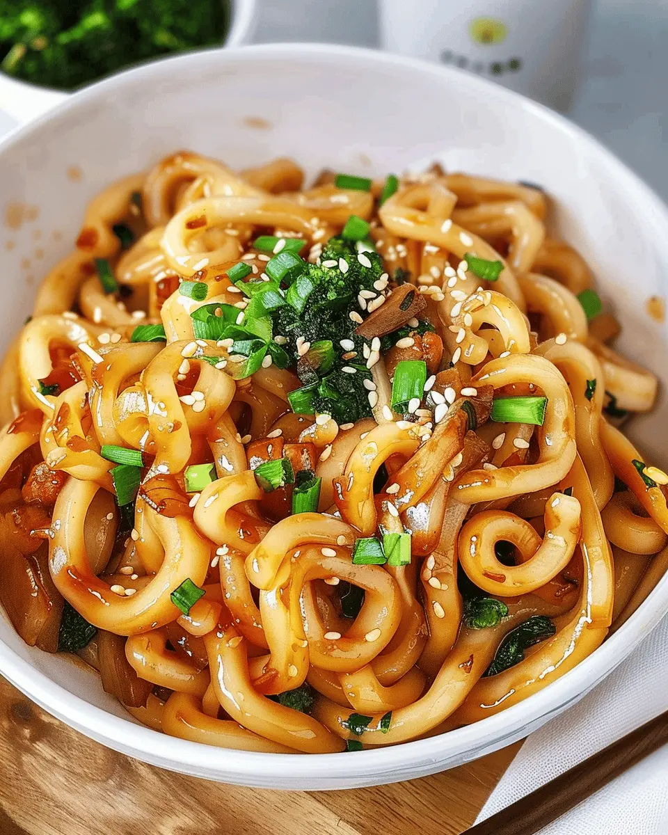 Vegan Garlic Udon Noodles: An Easy 15-Minute Delight