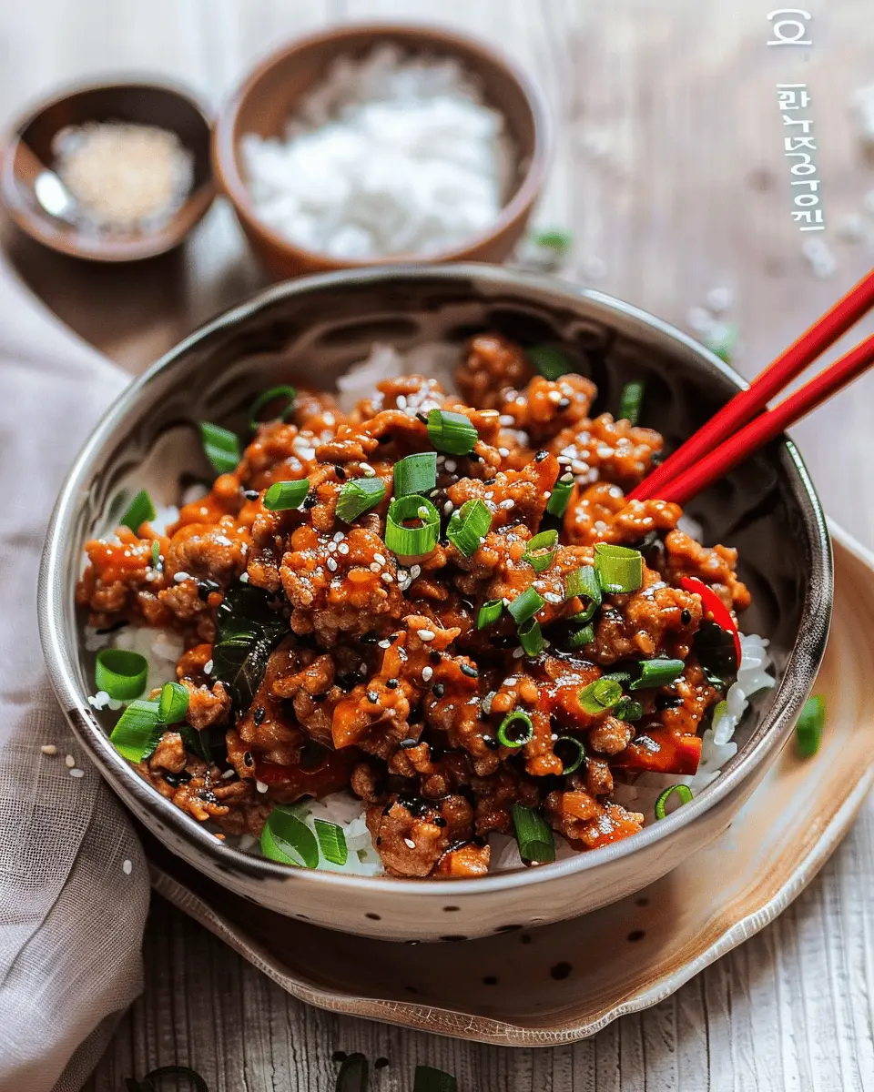 Ground Turkey Recipe: Easy Korean-Style Bowl for Your Family