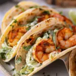 Cilantro Lime Shrimp Tacos with Creamy Slaw