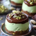 Pistachio Mousse with Chocolate Ganache Recipe (Elegant & Easy)