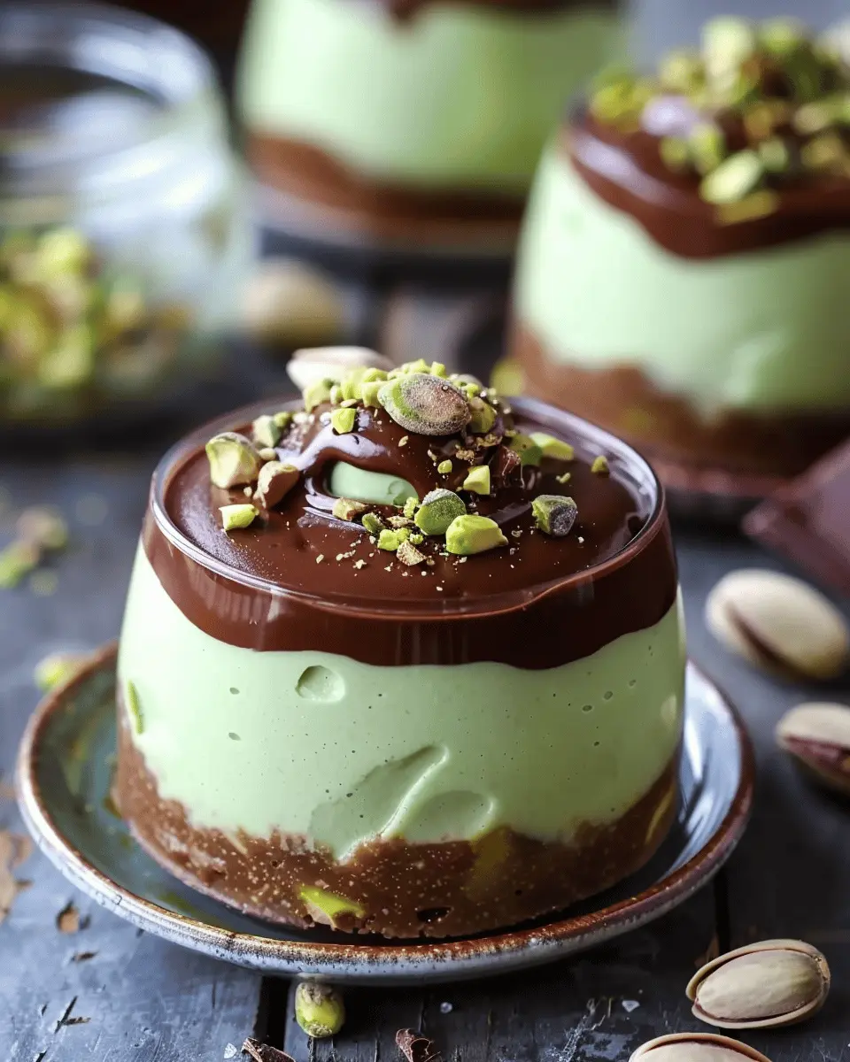 Pistachio Mousse Recipe: Elegant & Easy Chocolate Ganache Delight