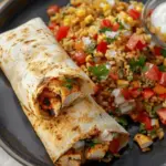 Cheesy Rotisserie Chicken Burritos