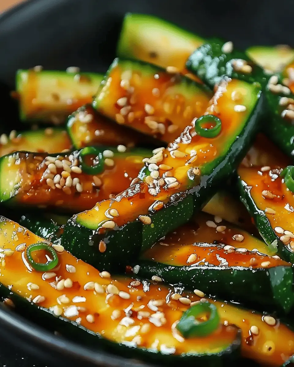 Tasty Asian Zucchini Side: A Simple 7-Ingredient Delight