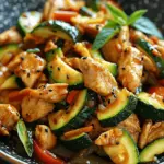 Chicken Zucchini Stir Fry