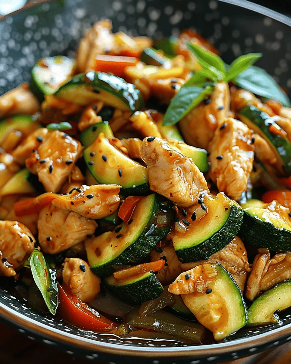 Chicken Zucchini Stir Fry: Easy, Flavorful Dinner Delight