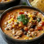 High Protein Creamy Taco Soup