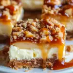 Caramel Apple Cheesecake Bars