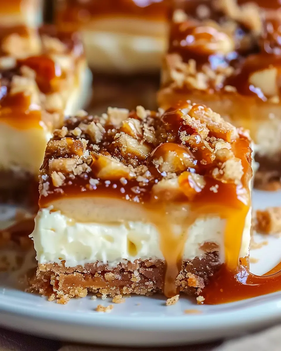 Caramel Apple Cheesecake Bars: Indulgent Fall Treat to Savor