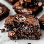 The BEST Fudgy Chewy Brookies