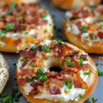 Zesty Bacon Cream Cheese Bagels