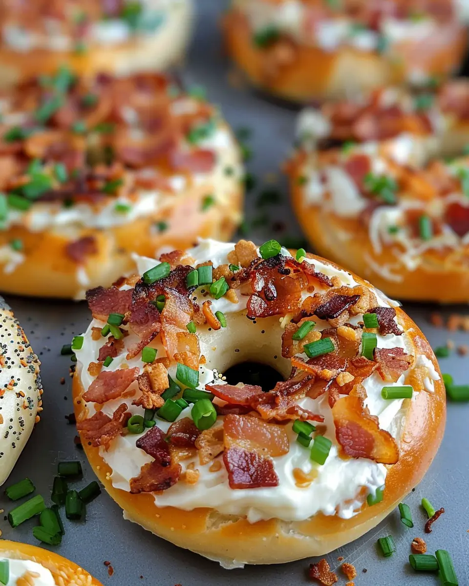 Zesty Turkey Bacon Cream Cheese Bagels for a Delicious Morning