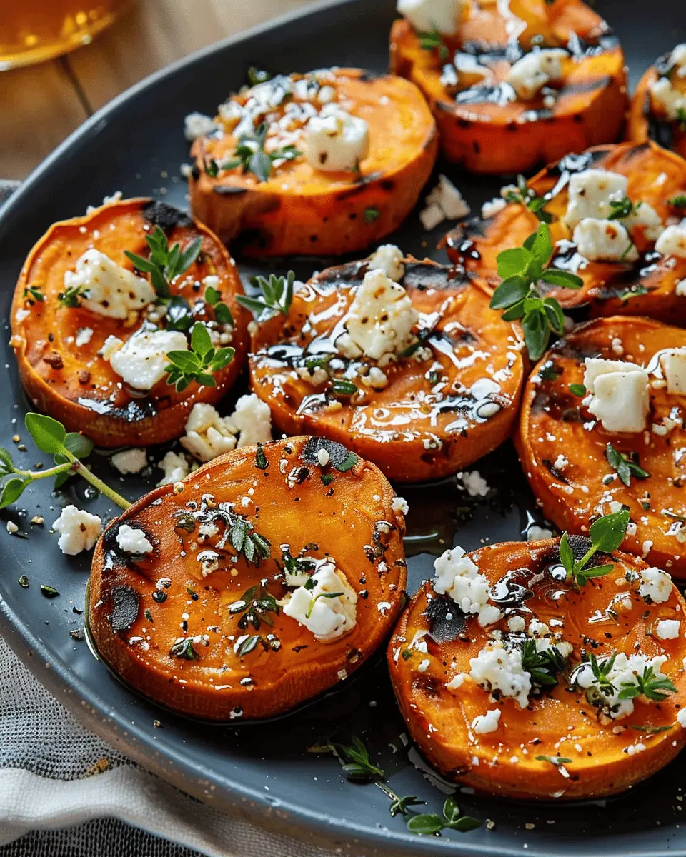 Honey Feta Sweet Potato Rounds: Easy and Irresistibly Delicious