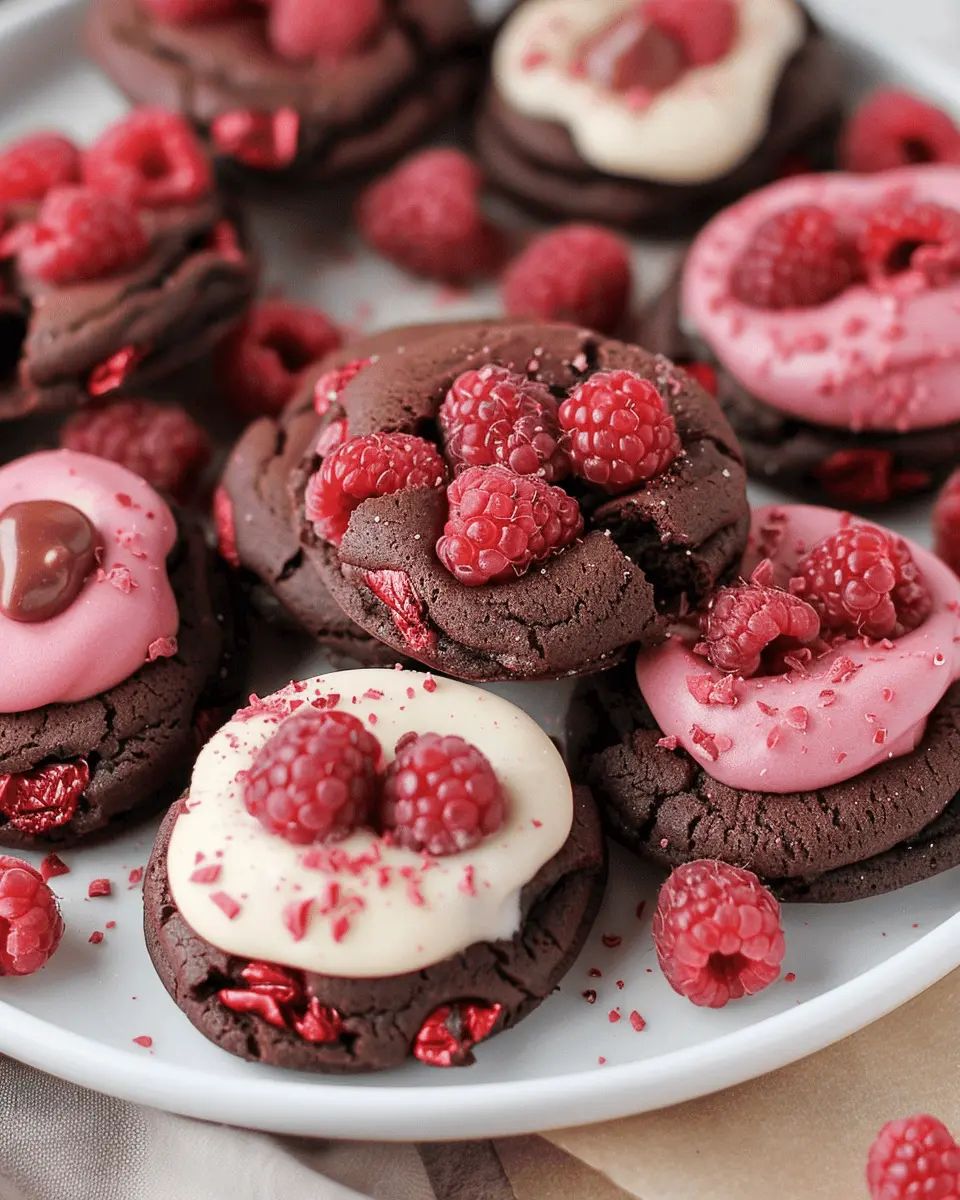 Valentine Ganache Cookies: Indulgent Chocolate-Raspberry Delights