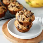 Banana Chocolate Chip Yogurt Muffins