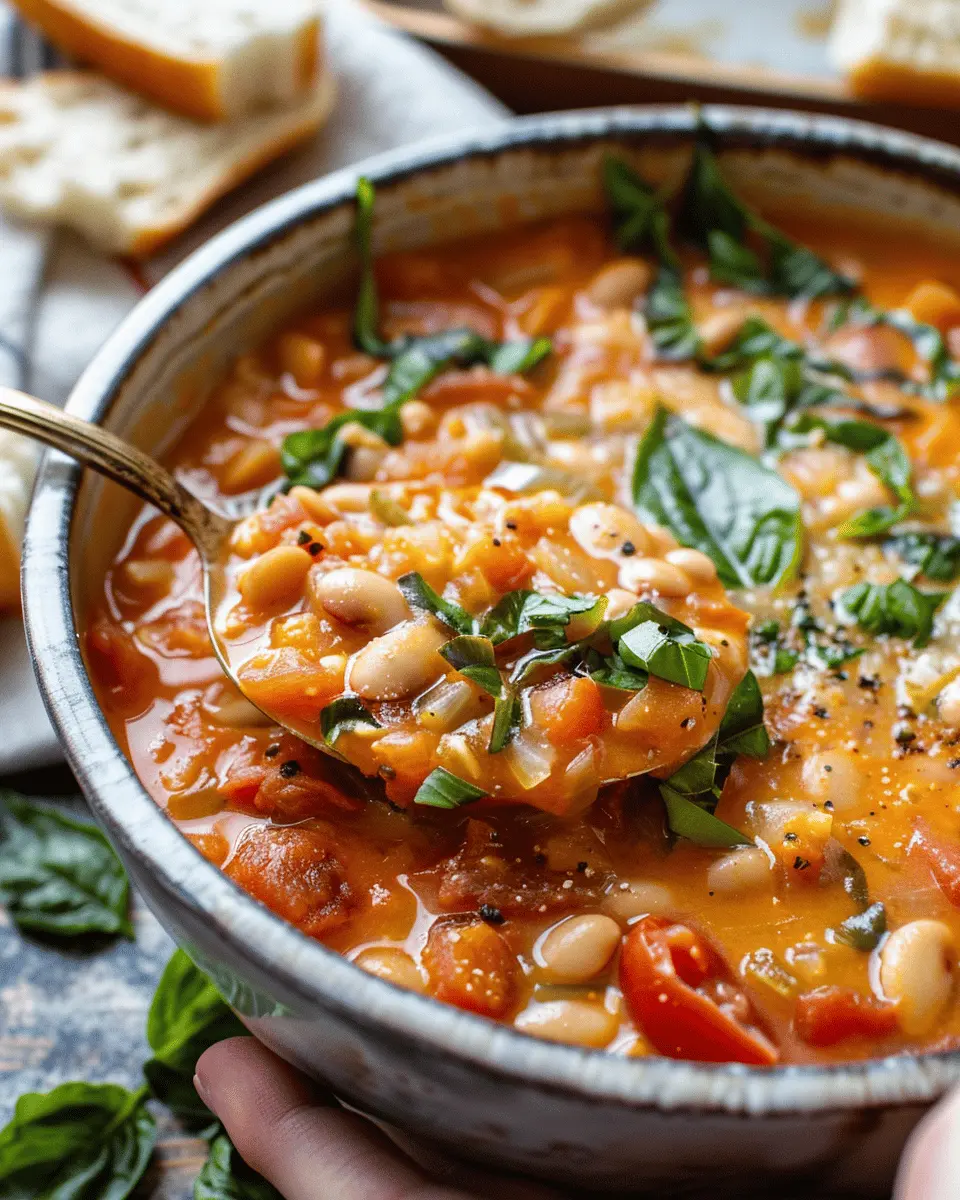 Creamy Tomato White Bean Stew: A Cozy, Comforting Delight