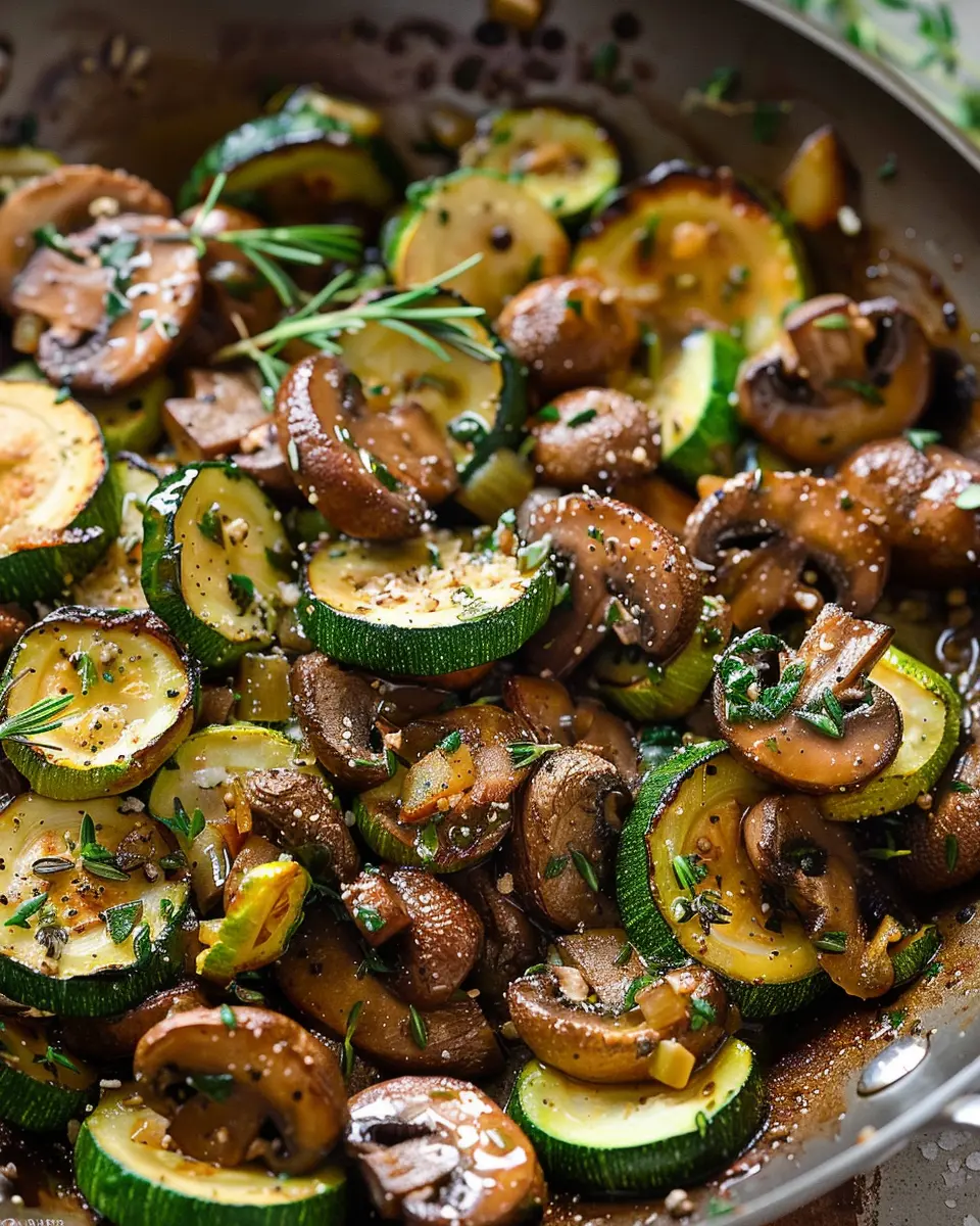 Skillet Zucchini and Mushrooms: Easy Comfort Food Delight