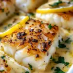 Baked Cod in Coconut Lemon Cream Sauce: A Quick and Flavorful Weeknight Dinner