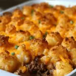 Tater Tot Casserole with Ground Beef