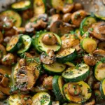 Skillet Zucchini and Mushrooms
