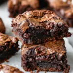 The BEST Fudgy Chewy Brookies