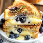 Crispy Blueberry Grilled Cheese