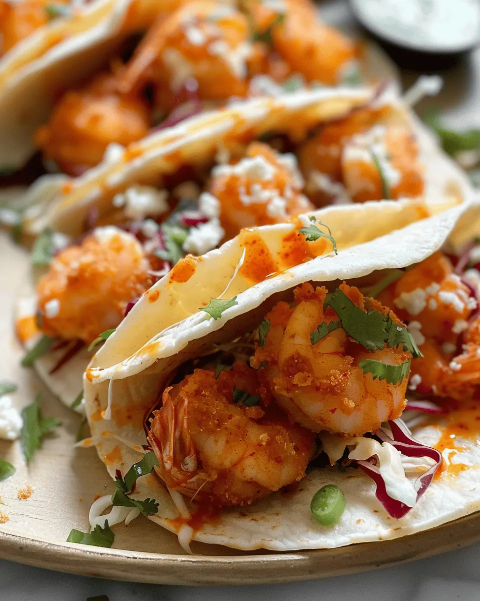 Air Fryer Bang Bang Shrimp Tacos: Easy, Flavorful Delight