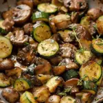 Skillet Zucchini and Mushrooms