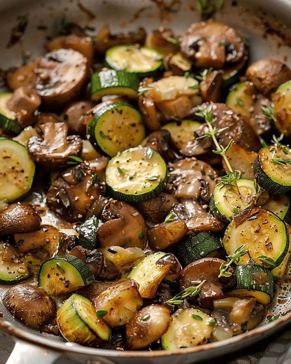 Skillet Zucchini and Mushrooms: Easy Recipe for Flavorful Home Cooking
