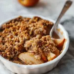 Healthy Breakfast Apple Crumble