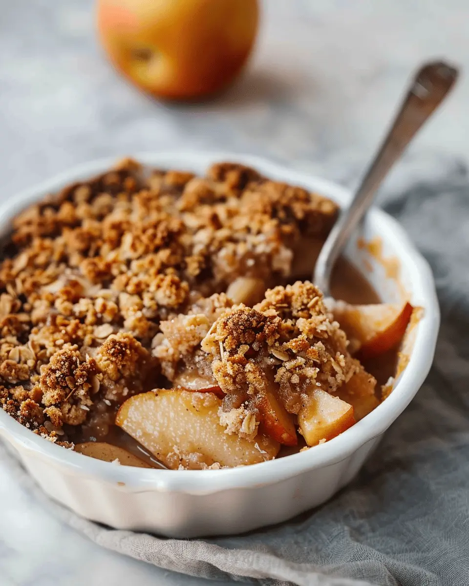 Healthy Breakfast Apple Crumble: A Guilt-Free Delight You’ll Love