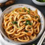 Vegan Garlic Udon Noodles (15-Minute Easy Recipe)