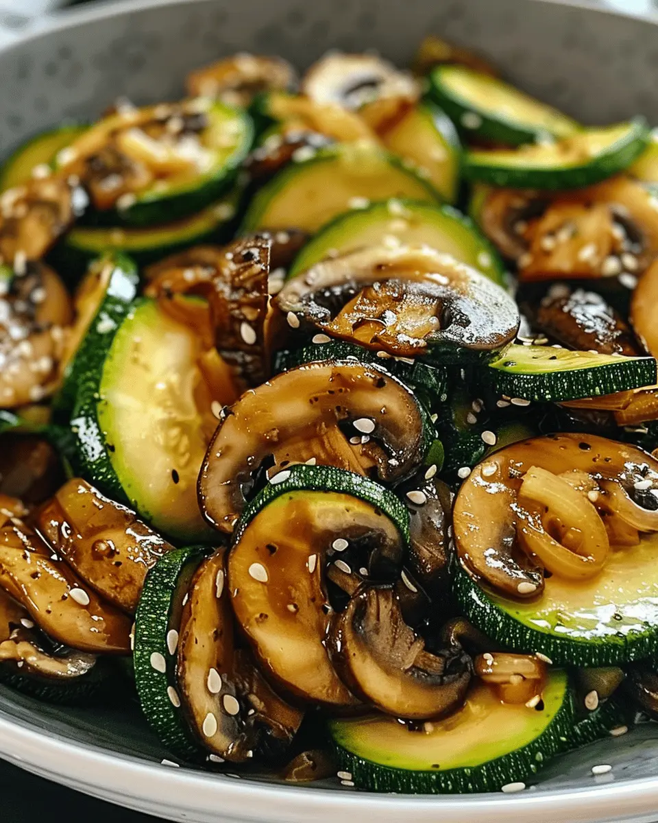 Low Carb Stir Fry Zucchini: Quick and Easy with Mushrooms & Onions