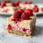Healthy Raspberry Cheesecake Bars